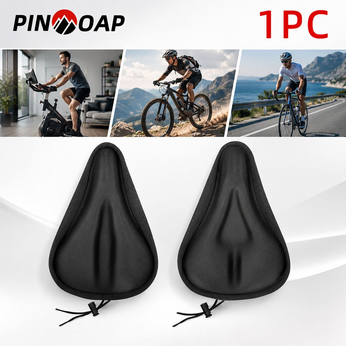 Mountain Biking Pads - PINMOAP 2PCS Coprisella per bicicletta, cuscino